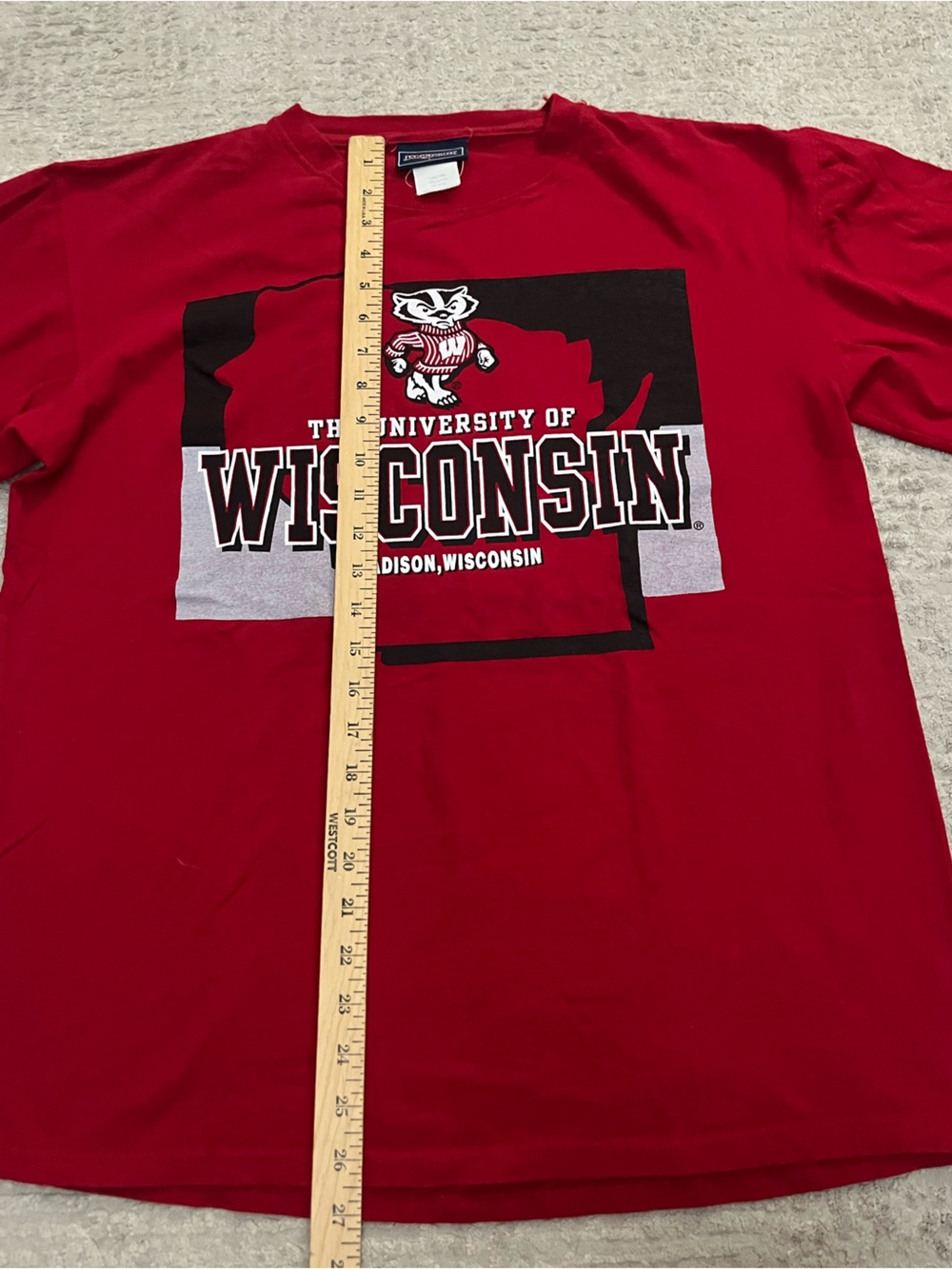 Pair of Vintage Wisconsin Badgers Jansport Tees - Picture 7 of 11